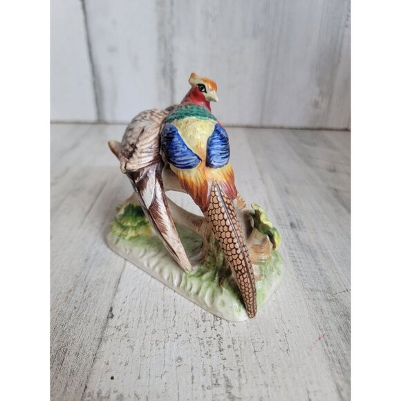 Vintage Japan pheasant bird ceramic figure decor - Picture 4 of 8